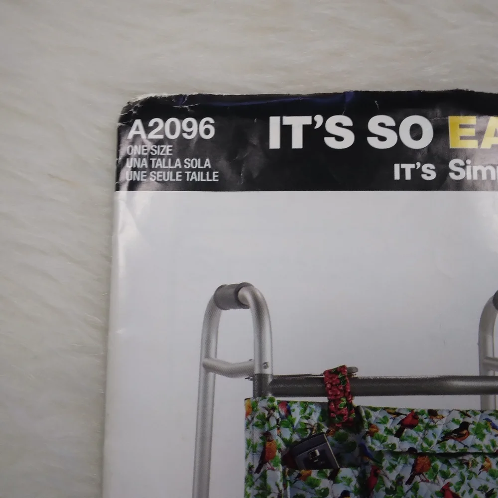 SIMPLICITY A2096 EASY Accessability Organizer For Walker EASY!